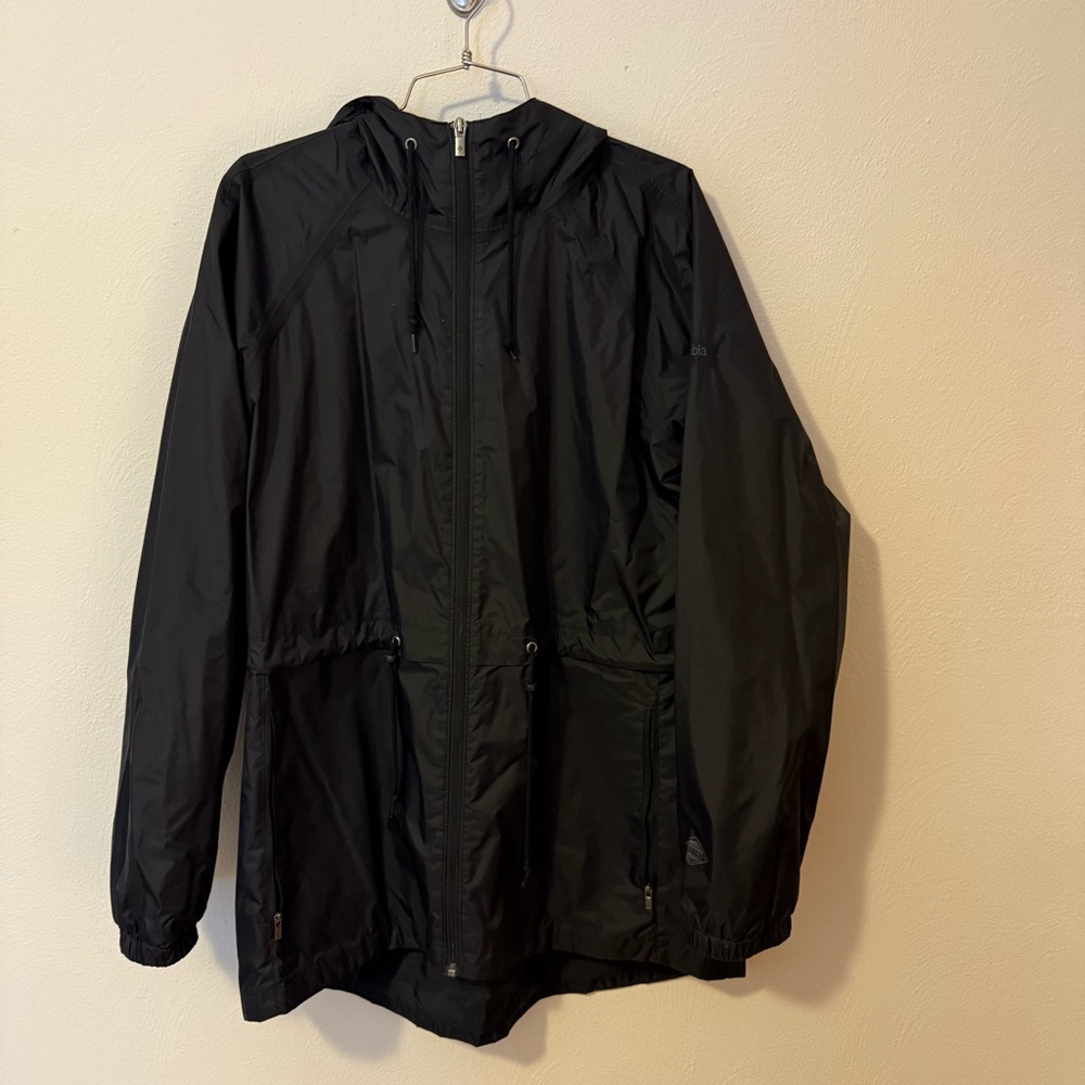 Black Columbia Omni-Tech Rain Jacket